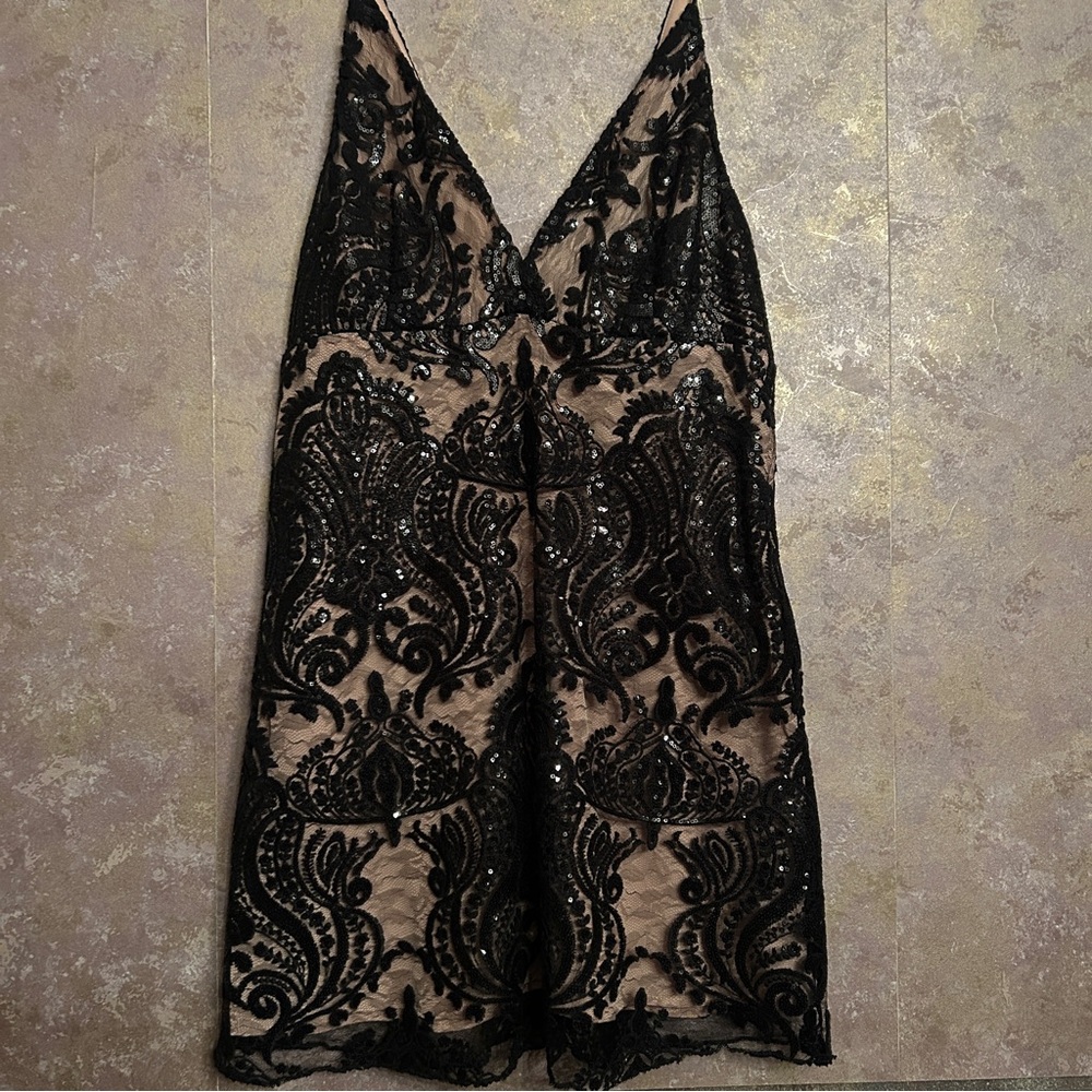 FREE PEOPLE sequin mini dress
